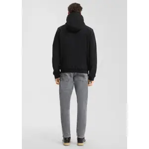 Hooded Jacket with Zip Pockets QS image-4