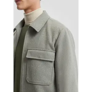 Wool jacket QS image-3