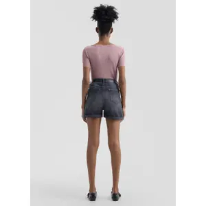 Womens Distressed Slim Fit T-Shirt QS image-6
