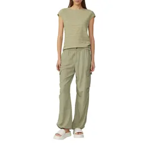 Structured T-shirt women QS image-2