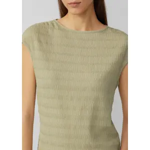 Structured T-shirt women QS image-3