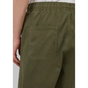 Stretch Cotton Twill Jogging Trousers QS image-3