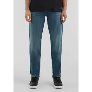 Regular Mid-Rise Cotton Blend Jeans QS Pete image-0