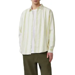 Striped Long Sleeve Casual Overshirt QS image-2