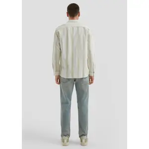 Striped Long Sleeve Casual Overshirt QS image-6