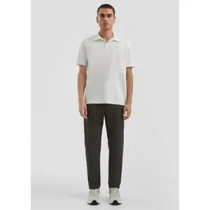 Open Collar Polo and Ribbed Jersey QS image-1