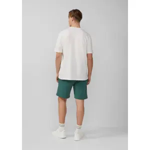 Basic Round Neck T-Shirt with Front Print QS image-4