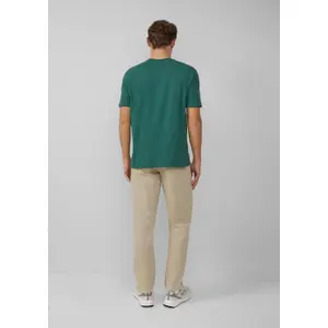 Basic Round Neck T-Shirt with Front Print QS image-4