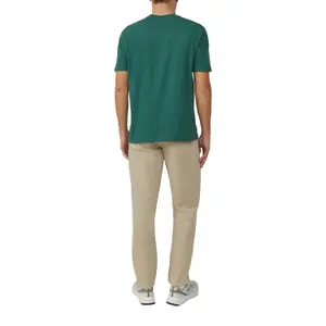 Basic Round Neck T-Shirt with Front Print QS image-5