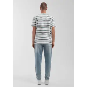 Striped Structured T-Shirt QS image-6