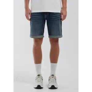 Authentic Wash Denim Shorts QS image-0