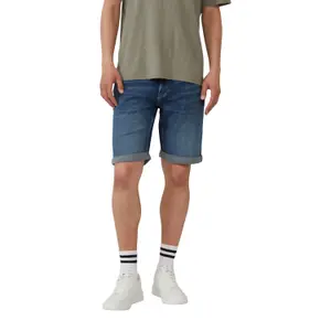 Authentic Wash Denim Shorts QS image-2