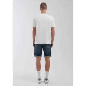 Authentic Wash Denim Shorts QS image-6