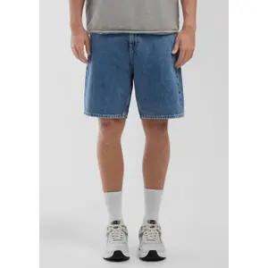 Loose-Fit Denim Shorts QS image-0