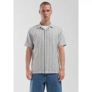 Striped Cotton Shirt QS image-0