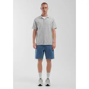 Striped Cotton Shirt QS image-1