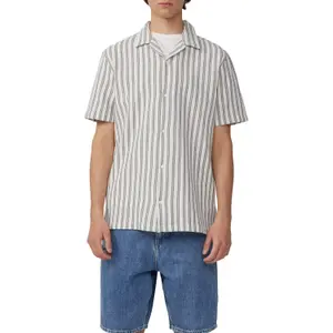 Striped Cotton Shirt QS image-2