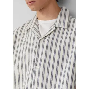 Striped Cotton Shirt QS image-3