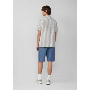 Striped Cotton Shirt QS image-4
