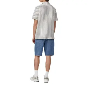 Striped Cotton Shirt QS image-5