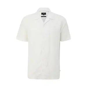 Cotton Seersucker Holiday Shirt QS image-4