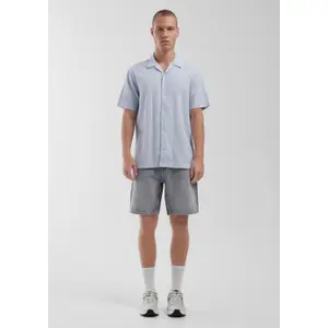 Cotton Seersucker Holiday Shirt QS image-1