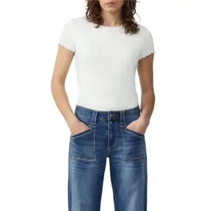Women's short T-shirt QS image-2