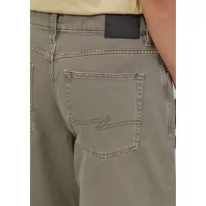 Denim Shorts with Zip Closure QS image-3
