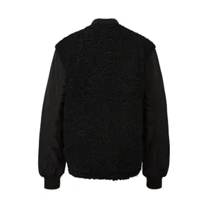 Women's Mixed Fabric Fleece QS image-1