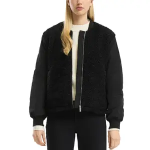 Women's Mixed Fabric Fleece QS image-2
