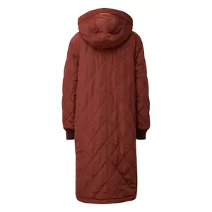 Oversized Long Hooded Down Jacket Women QS image-1