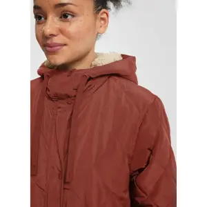 Oversized Long Hooded Down Jacket Women QS image-3