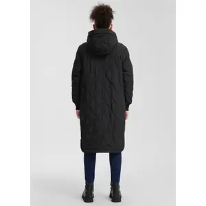 Oversized Long Hooded Down Jacket Women QS image-4