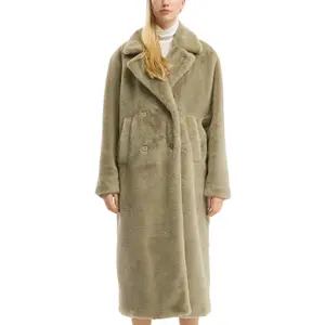 Women's Faux Fur Coat QS image-2
