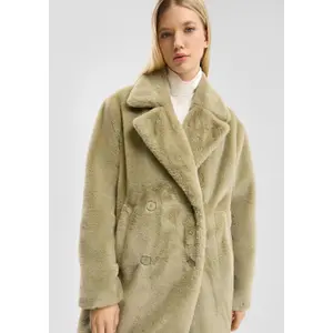 Women's Faux Fur Coat QS image-3