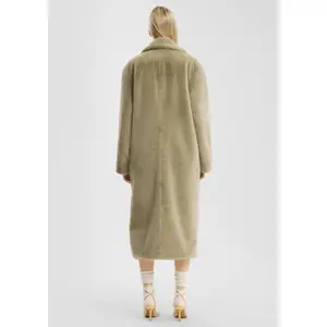 Women's Faux Fur Coat QS image-4