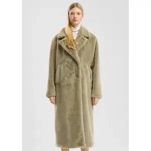 Women's Faux Fur Coat QS image-6