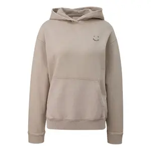 Womens Distressed Graphic Hooded Sweatshirt QS image-0