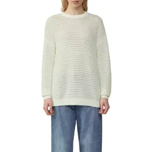 Womans Oversized Openwork Pullover QS image-2