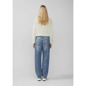 Womans Oversized Openwork Pullover QS image-4