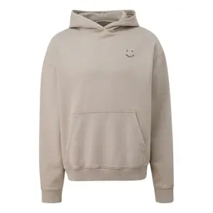 Vintage Washed Hooded Sweatshirt Printed Back QS image-0