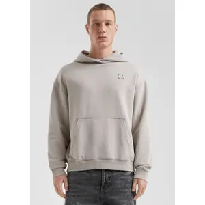 Vintage Washed Hooded Sweatshirt Printed Back QS image-2