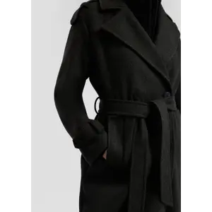 Women's belted coat QS image-3