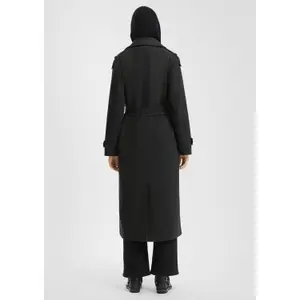 Women's belted coat QS image-4