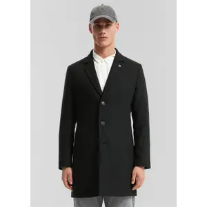 Reversible Collar Wool Coat QS image-6