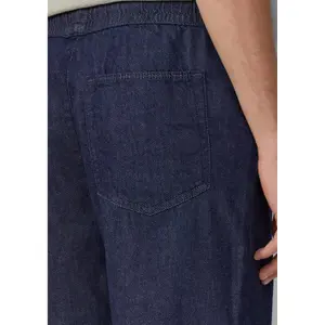Elasticated Waist Denim Shorts QS image-3