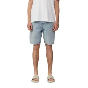 Practical Zip Fastening Denim Shorts QS image-2