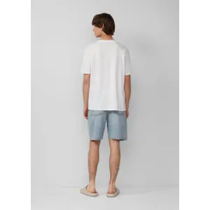 Practical Zip Fastening Denim Shorts QS image-4