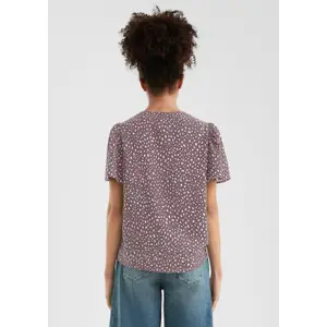 Women's All-over Print Viscose Blouse QS image-4