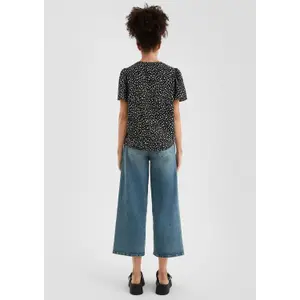 Women's All-over Print Viscose Blouse QS image-4